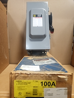  Square D H363A /F06 Fusible Safety Disconnect Switch Heavy-Duty 600V 100A Image