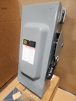  Square D H363A /F06 Fusible Safety Disconnect Switch Heavy-Duty 600V 100A Image