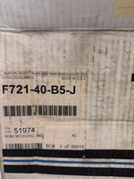  Boston Gear F721-40-B5-J Right Angle Worm Gear Speed Reducer 40:1 Ratio Image