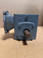  Boston Gear F721-40-B5-J Right Angle Worm Gear Speed Reducer 40:1 Ratio Image