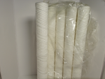  Aquasciences 5 Micron 20" FDA Polypropylene Wound Filter (lot of 10) 3"Diameter Image