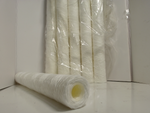  Aquasciences 5 Micron 20" FDA Polypropylene Wound Filter (lot of 10) 3"Diameter Image