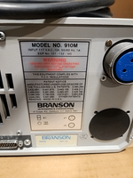  Branson 910M Power Supply Ultrasonic Welding System 1000W 245VAC 7A Image