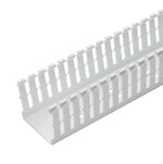 Panduit G4X4WH6 PVC Wide Slot Wire Duct 4"W x 4"H x 6ft White 10 Pcs/Box 60FT