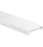 Panduit C4WH6 PVC 4" Wire Duct Cover 4.25" Width x 6ft White (20 Pcs/Box) 120FT