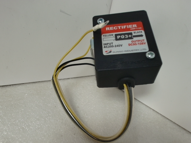 Sunso Rectifier P03+ AC200-240V DC90-108V 1.6A Rectifier Motor Brake D ...