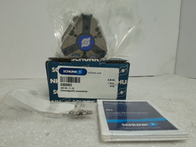 Schunk JGZ 40-1-IS Universal Pneumatic Gripper 3-Finger 0308902 – Ideal ...