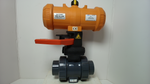  Georg Fischer +GF+ 199.233.007 Pneumatic PVC Ball Valve 150PSI Max Image