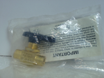  Swagelok B-42F2 1/8" NPTF One Piece Brass Ball Valve 40 Series 2500psg Image