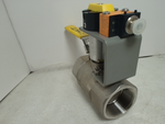  Apollo CF8M Ball Valve 2" w/ IFM IN5327 Proximity Sensor 36VDC Image