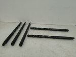  HSS 9.4mm Drill Taper Length (Lot of 5) 6 3/4" OAL 4 1/4" Flute Length HSS Image