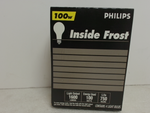  Philips 100A Frost Bulb 100W 1 Pack (4 Bulbs) Image