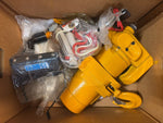 Harrington TCR250C 1/4 Ton Air Chain Hoist 500 LB Capacity 10ft Lift, Hook Mounted
