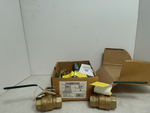  Hammond 8901 600WOG Brass Ball Valve (Lot of 6) 150WSP 3/4" Image