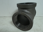  SPF Anvil 0810030809 Black Iron Tee 2" Female Threaded Fitting Image