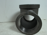  SPF Anvil 0810030809 Black Iron Tee 2" Female Threaded Fitting Image
