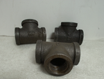  Anvil SPF 3/4" Tee Fitting (Lot of 3) Threaded Female Image