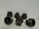  Anvil 8700159356 1" Fitting (Lot of 6) Malleable Black Iron Square Head Plug SPF Image