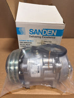  Sanden 4862 A/C Compressor 24V R134a 125mm 2-Groove Pulley U4862 Image