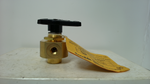  Swagelok B-43ZF2 2 Way Ball Valve 1/4" Female NPT Ports Brass Body Image