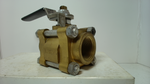  Swagelok Whitey 1-B-65F16 1" Brass Ball Valve 65 Series 2-Way Shutoff 1000-1500PSI Image