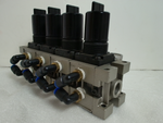  SMC ARM2500 -B-02G2 Pneumatic Pressure Regulator Manifold Assembly 1/4" Image