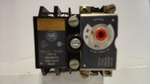  Allen Bradley 700-PT /A Time Delay Unit w/ 700-PT400A1 /A Control Relay 120VAC Rail Mounted Image