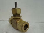  Whitey B-1RS8-A Brass Needle Valve (No Black Turn Handle) Swagelok Image