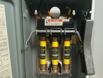 Siemens F352 /A ITE Enclosed Switch w/ Vacu-Break 60A 600V 3 Pole Safety Switch Image