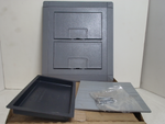  Carlon E9762S Two Gang Cover Slate Gray for E976RFB Thomas&Betts Image