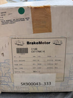 Leeson 110669.00 1/3HP Brake Motor C56C 1725 RPM 208-230/460VAC 3-PH TENV C6T17NK1K Image