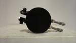  AGI AGR-1-180 Pneumatic Rotary Actuator 0-180 Degrees 30-120PSI w/ AGP-250 Gripper Image