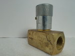  Parker N800B -11LV Needle Valve Brass 1/2" NPT 2000psi 138Bar 15gpm 57Lpm N800B11LV Image