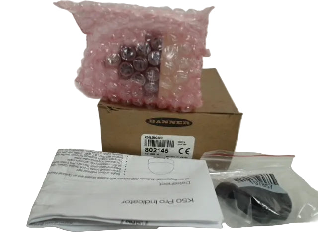  Banner K50L2RGB7Q Programable Multicolor Indicator Light 802145 K50 Image