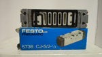  Festo 5736 CJ-5/2-1/4 Pneumatic Directional Control Valve 145PSI Max Image