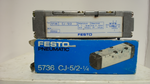  Festo 5736 CJ-5/2-1/4 Pneumatic Directional Control Valve 145PSI Max Image