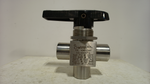  Swagelok SS-44XF6 3-Way Ball Valve 1500PSI Image
