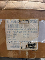  Lincoln Motors 1/2HP AC Motor 56 1725RPM 230/460VAC 3P TEFC SRF4SO.5T61 Image