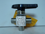 Swagelok SS-44XF4 Stainless Steel 3-Way Ball Valve 1/4" 1500PSI
