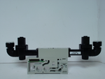  Numatics 051RD100JP16W00 Dual Pneumatic Pressure Regulator w/ Two 215-530B Gauges Image