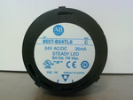  Allen Bradley 855T-B24TL6 Blue Steady LED Stacklight w/ Bulb 24V AC/DC 35mA Ser. C Image