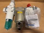  SMC AC60X-F06-6-B-X2123 Air Filter & Regulation W/ ISE70-F02-L2 Image