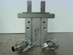  SMC MHZ2-32D-M9PSDPC-X7 Double Acting Parallel Pneumatic Air Gripper 32mm Bore Image