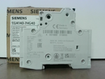  Siemens 5SJ4110-7HG40 Miniature Circuit Breaker 240V 1P 40A Image