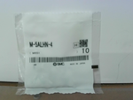  SMC M-5ALHN-4 Miniature Barb Elbow Pneumatic Fitting Image