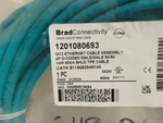 Brad Connectivity 1201080693 4 Pin Ethernet Cable Assembley E11A06304M140