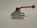  DELAWARE MFG BVAL-0250B Aluminum Hydraulic Ball Valve 400 PSI 1/4" NPT Image