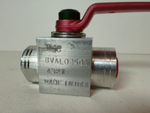  DELAWARE MFG BVAL-0250B Aluminum Hydraulic Ball Valve 400 PSI 1/4" NPT Image