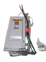  Powertran 30kVA Transformer Pri. 208-240 Sec. 400Y/231 3PH 3PT716-30K-240 w/ 30A Disconnect Image