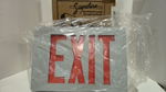  Lithonia LE S 2 R EL N Die-Cast Aluminum LED Exit Sign 120/277VAC Image